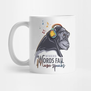 Music Monkey Mug